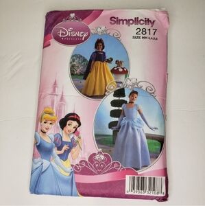 Simplicity Sewing Pattern 2817 Disney UNCUT